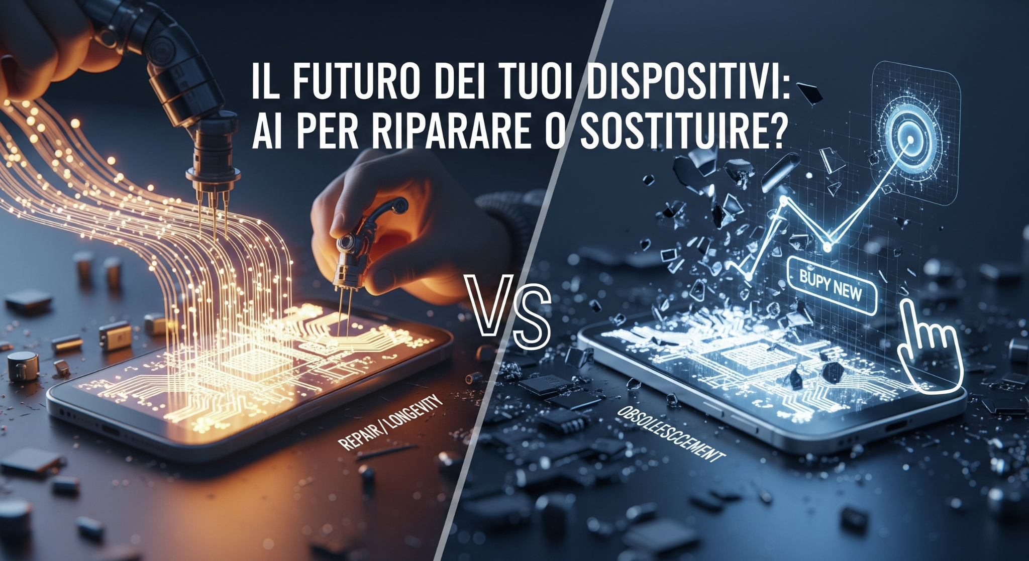 I dispositivi si ripareranno o l’AI ti dirà di buttarli?